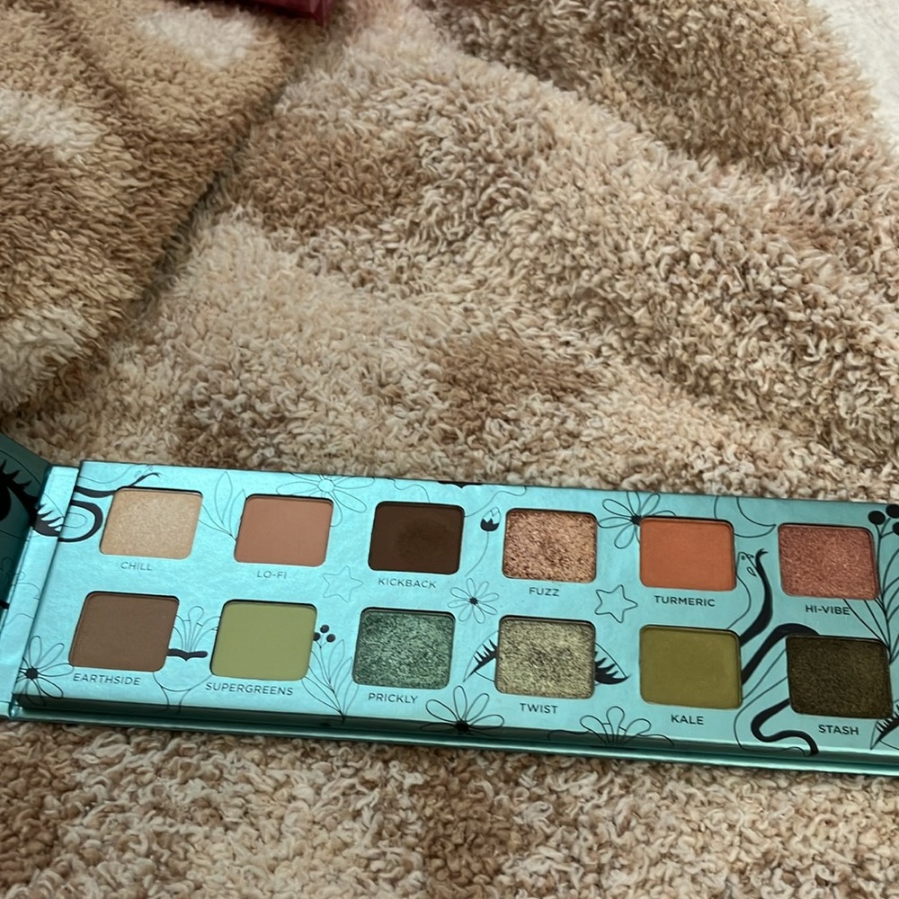 Urban Decay Wild Green Eyeshadow palette.
